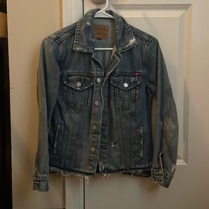 Lucky Brand Distressed Jean Jacket
